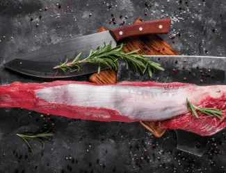 Продаж каліброваної яловичої вирізки від 1,4 кг
