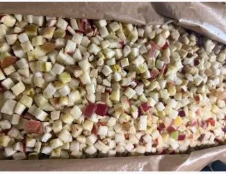 Зображення для оголошення Продам яблуко кубик заморожене зі шкірою