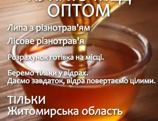 Купуємо мед оптом