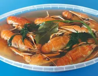 Зображення для оголошення Раки варені морожені 500грам (лодочка)