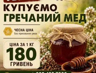 Купуємо гречаний мед
