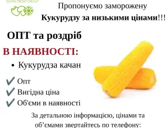 Зображення для оголошення Продаємо кукурудзу качан