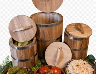 Дубові діжки бочки для соління та квашення 3–100