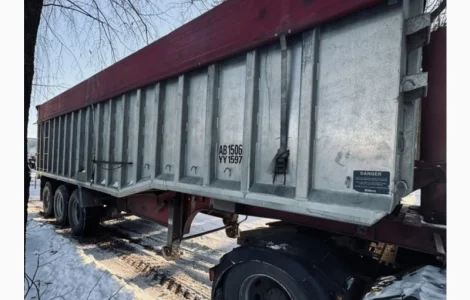 Напівпричіп самоскид Fruehauf DJD TA3 зерновоз 50м3 Свіжий