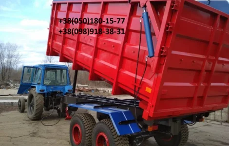 Прицеп тракторный с ГИДРОБОРТОМ 2ПТС-16. В наличии