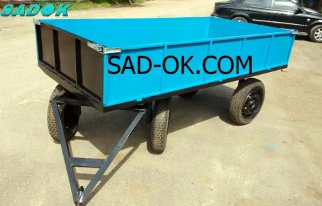 Причеп Прицеп причіп двухосный Садок. Груз до 3 т. Откидной. Поворотный