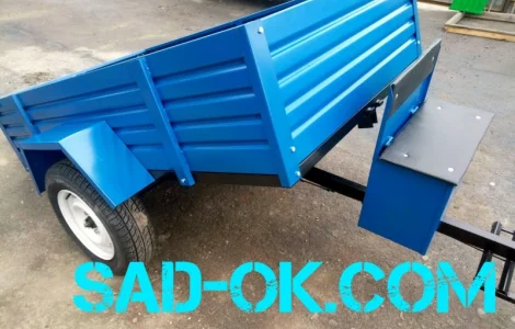 Лучший Прицеп мотоблочный. Для мотоблока. САМОСВАЛ