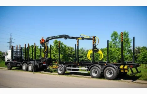Автомобіль вантажний РА-timber 26 з краном-маніпулятором LOGLIFT F140Z95 та причіп PA-Ptim