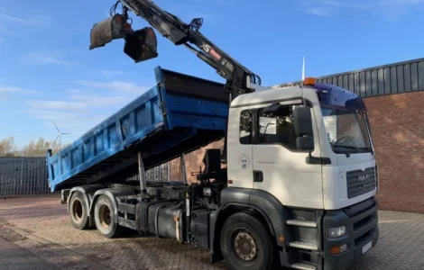 2006 Грейфер самоскид MAN TGA 26.390 6x4 HIAB 144