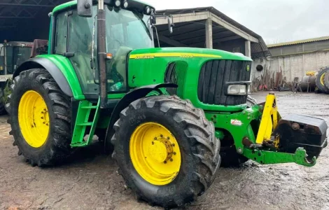 Трактор колісний John Deere 6920S з оборотним плугом Lemken EurOpal 7