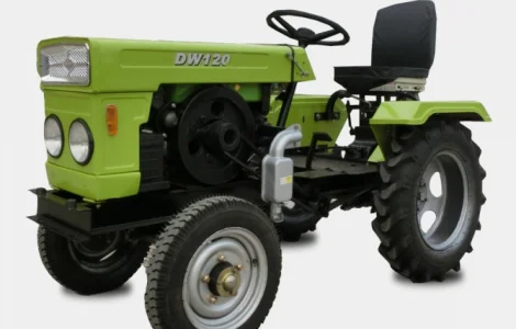 Трактор DW 120 (ДВ 120). 12 л.с. Дизель. Электростартер. Водяное охлаждение