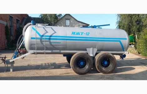 Бочка для навозу МЖТ-12 (вакумна + розкидач)