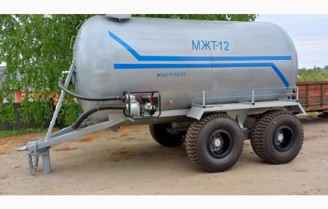 Бочка МЖТ12 з бензиновою помпою для води та КАС та пожежогасіння