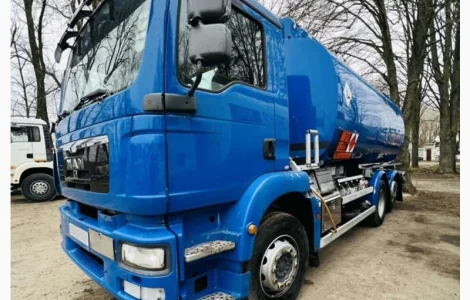 Бензовоз MAN TGS 26.400 паливовоз цистерна Свіжий Синій