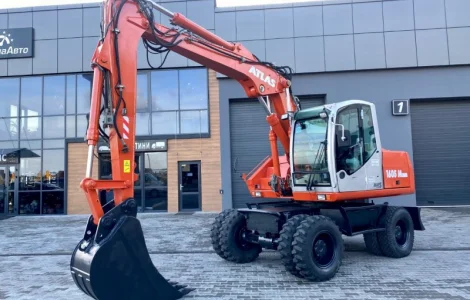 Колісний повноповоротний ескаватор Atlas 1605M - 2007 рік