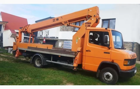 Автовишка Mercedes-Benz 609 вишка Ruthmann TL200 робоча висота 22м