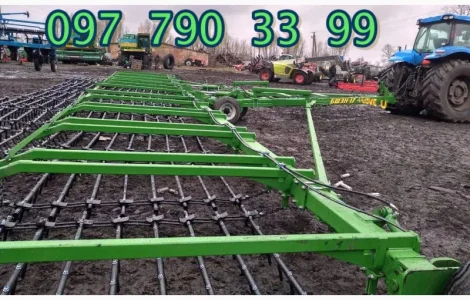 Борона зубова широкозахватна напівпричіпна БШЗН від виробника