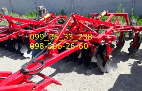 Новинка Усиленная борона 2.1-2.4, 2.5 для трактора ЮМЗ-6, МТЗ на фото 100% продам