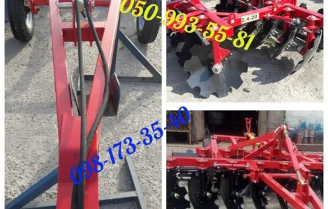 Усиленные бороны дисковые для ЮМЗ, МТЗ БДН 2.1-2.4 (навесные, прицепные)