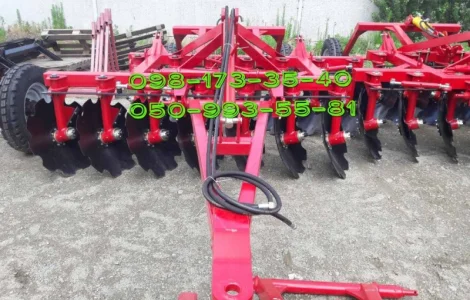 Борона БДН-2.1-2.4 дисковая лучшая для МТЗ-82, ЮМЗ-6 навесная борона-прицепная борона