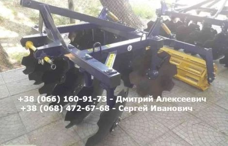 Дисковая борона АГД 2.1 Тип навесной Ширина захвата, конструктивная, м 2, 1