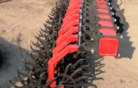 Ротационная борона - гидравлический брус