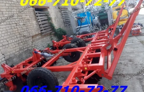 Самая популярная прицепная дисковая борона агрегат почвообрабатывающий БДП-2.5