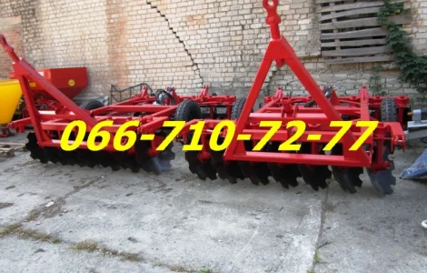 Дисковая борона премиум класса - БДП-2.5(полностью прицепная борона)для трактора от 80сил