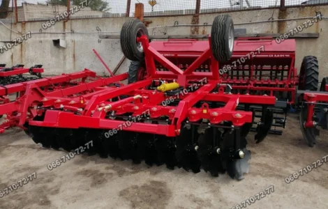 Оригинальная дисковая борона БПД-3.2, прицепная борона (3200мм ширина)