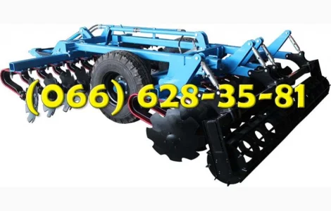 Тяжелый дисковый лущильник ЛДВП 3 заделка поживных остатков