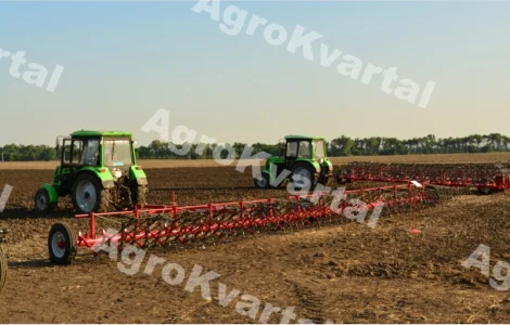 Новинка на рынке Борона гидравлическая БГ-19 с боронами Бзсс-1 в комплекте, рабочая ширина