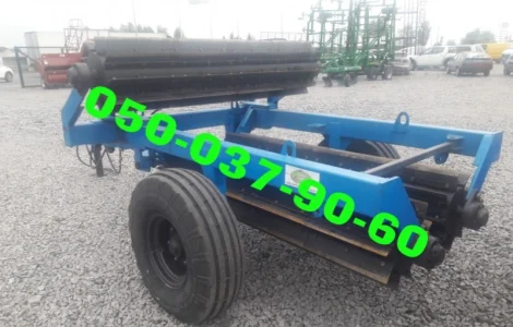 Демо Каток-измельчитель Кзк-6-04 наработка 5 га реально, участвовал в демонстрационных