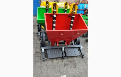 Сажалка дворядна, однорядна картоплесаджалка 50-55см (бачок)