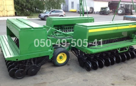 Зерновая сеялка Джон Дир 455 John Deere 455 9.1 м./15 см./сухие удобрения