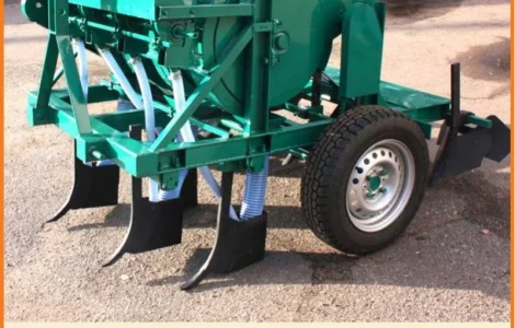 Чесночная сажалка для трактора. Сеялка для посадки чеснока (лука, тюльпанов) прицепная