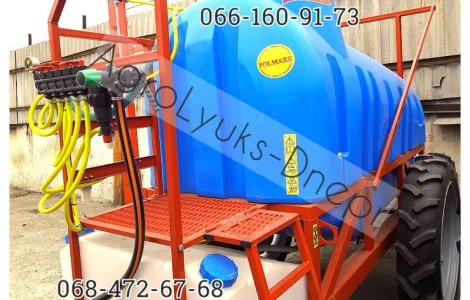 Штангові Причіпні обприскувачі на 2000, 2500 л