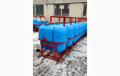 Бочка, кропілка, обприскувач навісний на 400л/10м та 400л/12м WIRAX(PL)