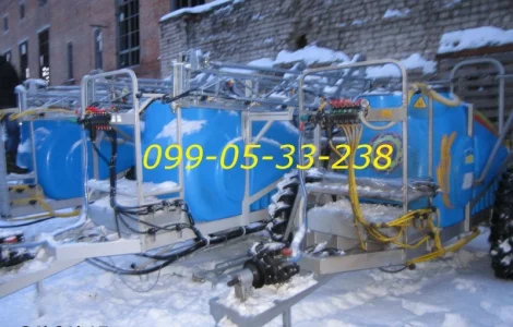 Опрыскиватель максус-18 прицепной 2000л./18м.+боковой смеситель+компьютер Максус Сегодня