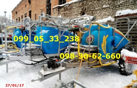 Обприскувачі МАКСУС 2000 КАС, з оцинкованою крилами ширина захватц 18 -21 м. з розподіл