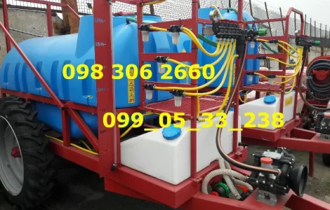 Опрыскиватель ОП -2000(2500) polmark прицепные(Гидравлика, миксер, тройная форсунка )