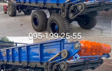 Гноєрозкидач ПРТ-10. Розкидач органічних добрив ПРТ-10. Запчастини ПРТ-10