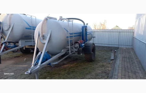 Бочка МЖТ-10 одноосная вакумная на 10м3