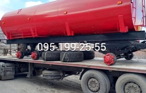 Бочка МЖТ-16 шасі причепа 3ПТС-12; Запчастини ходової частини 3ПТС-12