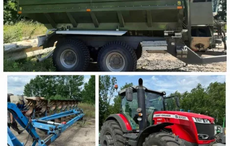 Надамо послуги з : - зерновим бункером перевантажувачем 20 куб - оранкою, плуг Lemken