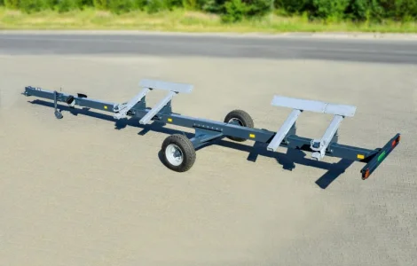 Одноосная тележка для транспортировки жаток VL-25 (до 7.6м.) TM "Volland"