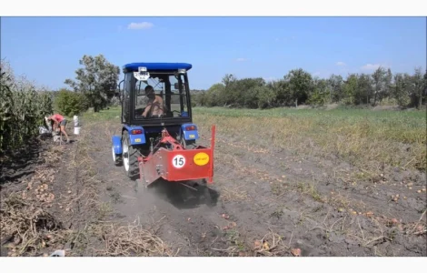 Картофелекопалка однорядная, вибрационная, вертушка Bomet, Wirax Польша