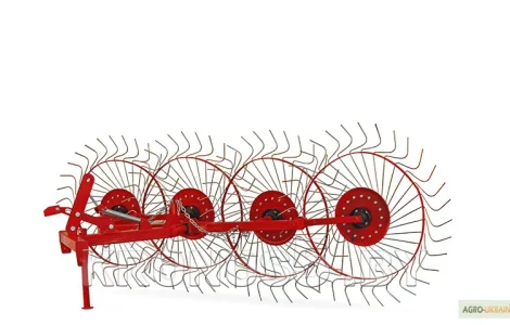 Граблі сінозворушувачі ГВ-4 (4-х секційні)
