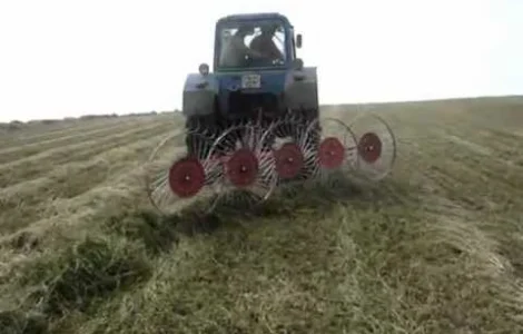 Грабалка грабли гребка ворошилка сонечко на 4-5 колес Польша Wirax i Bomet Польша