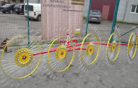 Гребка, сіноворушилка, сонечко, громаділка на 5 колес