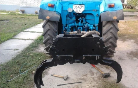 Захват для леса, бревен, вилы тракторные